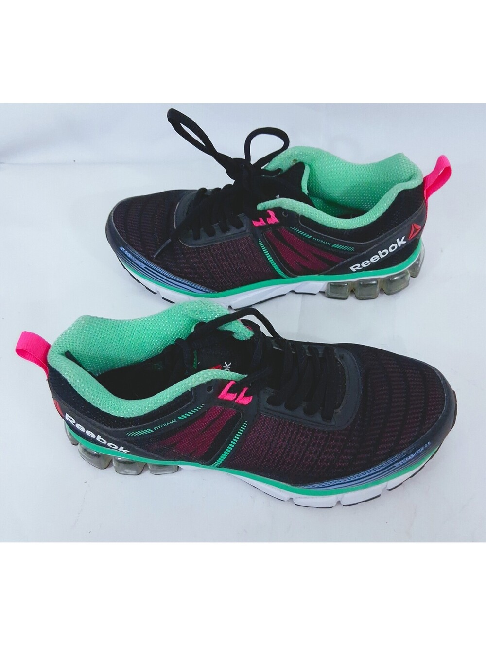 REEBOK Jet DASHRIDE 2 12.9 DYNAMIC Biomechanics 70% Women SZ 7 Mult-Color 1AP502